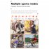 Y92 Smart Watch Heart Rate Blood Pressure Health Monitoring Bluetooth compatible Calling Sports Fitness Smartwatch black leather