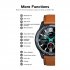 Y92 Smart Watch Heart Rate Blood Pressure Health Monitoring Bluetooth compatible Calling Sports Fitness Smartwatch brown leather