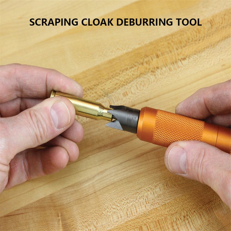 Case Chamfer Deburring Hand Tool Aluminum Alloy Scraping Cloak Deburring Tool For Metal Plastic Wood Shelling 