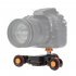 YELANGU Electric Auto Dolly Video Car Motorized Track Slider Skater for Camera