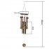 YESURPRISE Large Wind Chime Yard Garden Outdoor Noisemaker Home Decoration Windchime Bells Pavilion Copper Coin