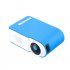 YG210 Mini Portable Projector Video Digital HD 1080P LCD 18W Energy Saving Projectors for Home Cinema Theater blue European regulations