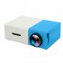 YG300 1080P Home Theater Cinema Usb Hdmi compatible AV SD Mini Portable Hd Led Projector Black White US Plug
