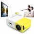 YG300 1080P Home Theater Cinema Usb Hdmi compatible AV SD Mini Portable Hd Led Projector Blue White US Plug