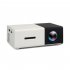YG300 1080P Home Theater Cinema Usb Hdmi compatible AV SD Mini Portable Hd Led Projector Blue White US Plug