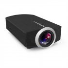 YG500 Universal HD1920x1080 Resolution LED Pocket <span style='color:#F7840C'>Projector</span> for <span style='color:#F7840C'>Home</span> and Entertainment Support 120 Inch Large Screen Projection black_regular version
