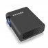 YG520 Mini LED Projector 1080P HDMI USB AV SD Snyc Display with Smartphone Home Theater  black EU Plug