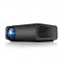 YG520 Snyc Display Smartphone Projector Mini LCD LED 1080P HDMI USB AV SD Home Theater  black EU Plug