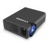 YG520 Snyc Display Smartphone Projector Mini LCD LED 1080P HDMI USB AV SD Home Theater  black EU Plug