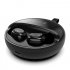 YH 03 Bluetooth Headset Wireless 360 Rotation HiFi Stereo Bluetooth 5 0 TWS  Wireless Headset with Mic black