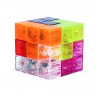 YJ Magnetic Speed Cube Magic Cube Puzzles Learning Educational Toy for Kids Transparent