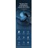 YJ76 Wireless Earpiece 110mAh Battery 10 Hours Talking Time Hands Free Left Ear Headset For Business Office Driving Trucker black