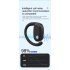 YJ76 Wireless Earpiece 110mAh Battery 10 Hours Talking Time Hands Free Left Ear Headset For Business Office Driving Trucker black