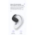 YJ76 Wireless Earpiece 110mAh Battery 10 Hours Talking Time Hands Free Left Ear Headset For Business Office Driving Trucker black