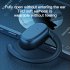 YJ76 Wireless Earpiece 110mAh Battery 10 Hours Talking Time Hands Free Left Ear Headset For Business Office Driving Trucker black