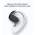 YJ76 Wireless Earpiece 110mAh Battery 10 Hours Talking Time Hands Free Left Ear Headset For Business Office Driving Trucker black