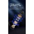 YJ76 Wireless Earpiece 110mAh Battery 10 Hours Talking Time Hands Free Left Ear Headset For Business Office Driving Trucker black