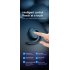 YJ76 Wireless Earpiece 110mAh Battery 10 Hours Talking Time Hands Free Left Ear Headset For Business Office Driving Trucker black