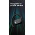 YJ76 Wireless Earpiece 110mAh Battery 10 Hours Talking Time Hands Free Left Ear Headset For Business Office Driving Trucker black