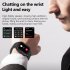 YK01 Smart Watch 1 83 Inch Screen Fitness Tracker Smartwatch Heart Rate Blood Oxygen Blood Pressure Sleep Monitor Green