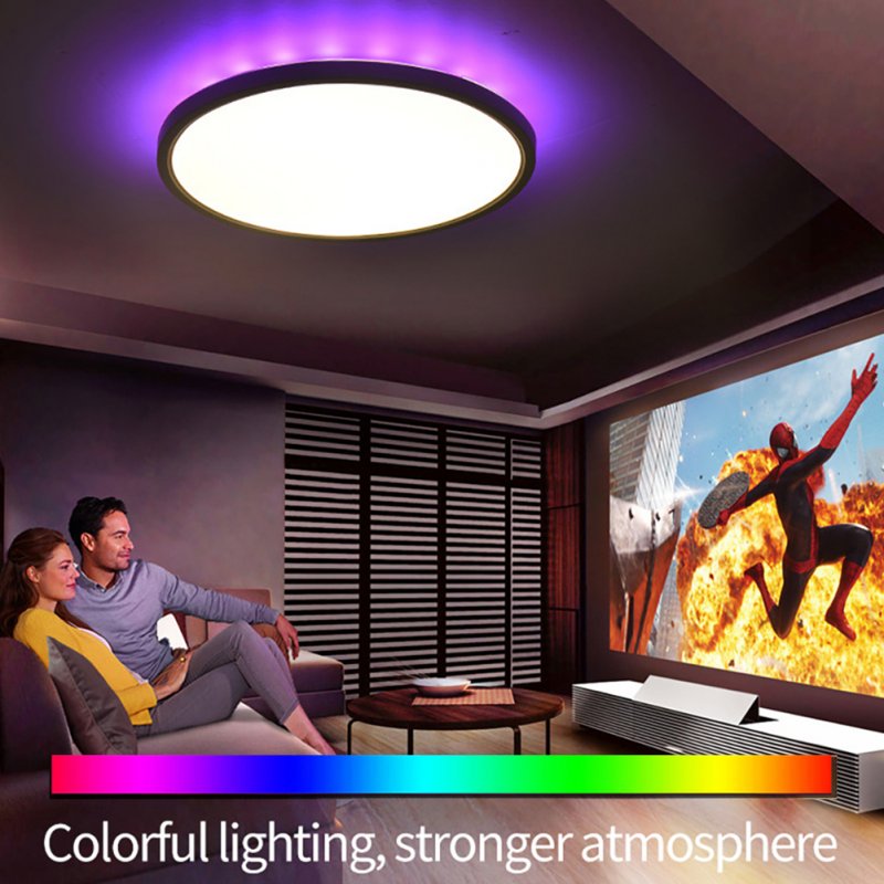 11 inch 32W Led Round Ceiling Light Dimmable High Brightness Ambient Light for Bedroom Living Room 
