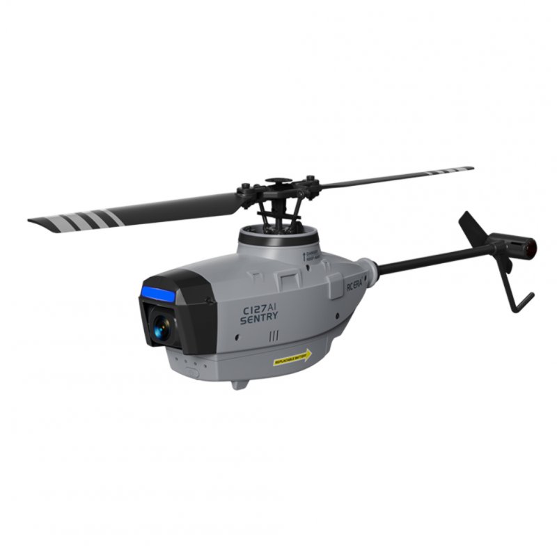 C127ai RC Helicopter with 720P Camera 2.4ghz 4ch Brushless 6-Shaft Gyro Optical Flow Hover RC Drone Rtf 