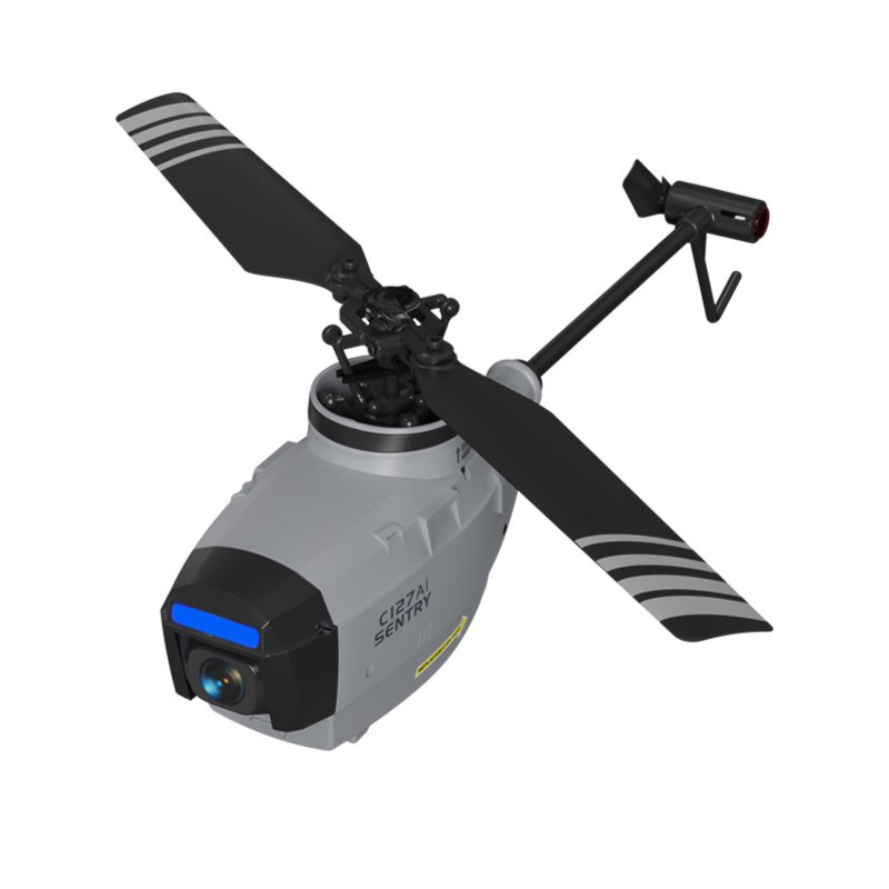 C127ai RC Helicopter with 720P Camera 2.4ghz 4ch Brushless 6-Shaft Gyro Optical Flow Hover RC Drone Rtf 