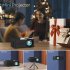 YT100 WiFi Portable Projector HD Mini Video Projector Home Video Smart Projectors For Phones Tablet Laptops Computer black