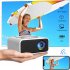 YT300 Mini Portable Projector Full HD Projection Screen Size 16 100 Inch Portable Outdoor Movie Projector For Phone Drive Playback white european gauge