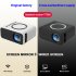 YT300 Mini Portable Projector Full HD Projection Screen Size 16 100 Inch Portable Outdoor Movie Projector For Phone Drive Playback black American gauge