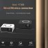YT300 Mini Portable Projector Full HD Projection Screen Size 16 100 Inch Portable Outdoor Movie Projector For Phone Drive Playback black American gauge
