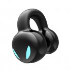 YX03 Wireless Headphones Ear Clip Headset Bone Conduction Headphone Stereo External Audio For Business Sports black