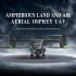 Ydj d72 yw Osprey RC Drone Gps Brushless HD Aerial Photography Amphibious Military Aircraft Model Toy 1 Battery