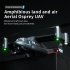 Ydj d72 yw Osprey RC Drone Gps Brushless HD Aerial Photography Amphibious Military Aircraft Model Toy 1 Battery