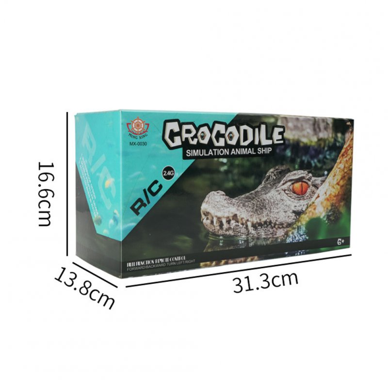 Crocodile-head Remote Control Boat 2.4g Four-channel Electric Simulation Water Floating Spoof Boy Toys 