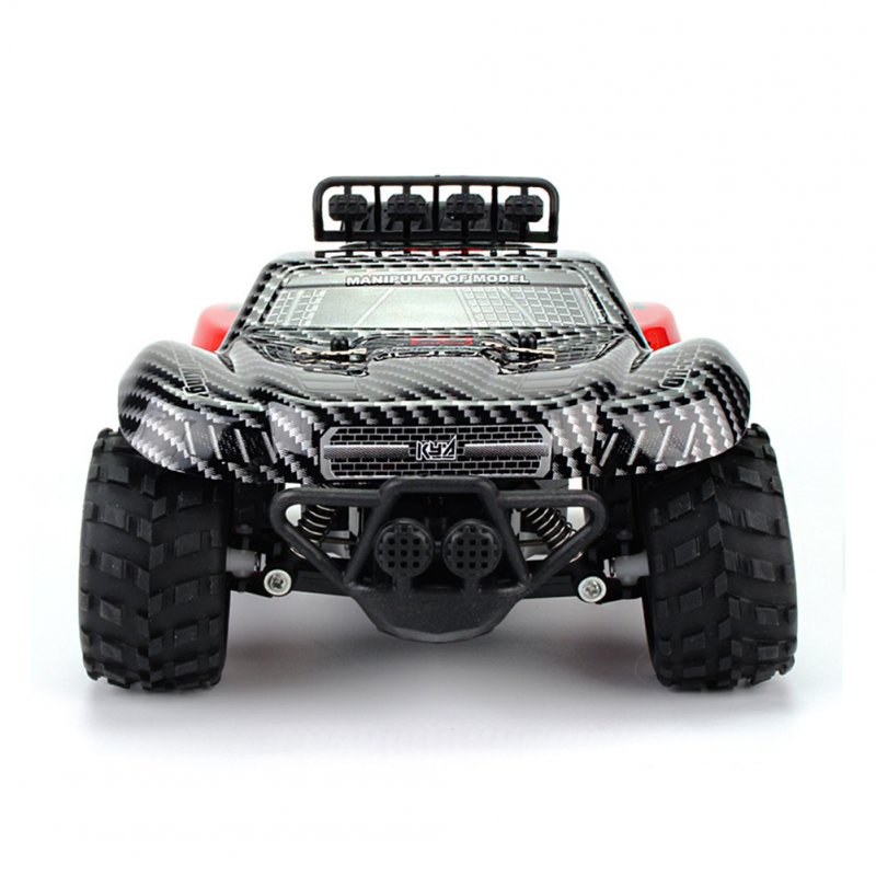 1:18 Desert Short Pickup RC Car Model Big-foot High-speed Off-road Vehicle 2.4G Remote Control Car Toys Red