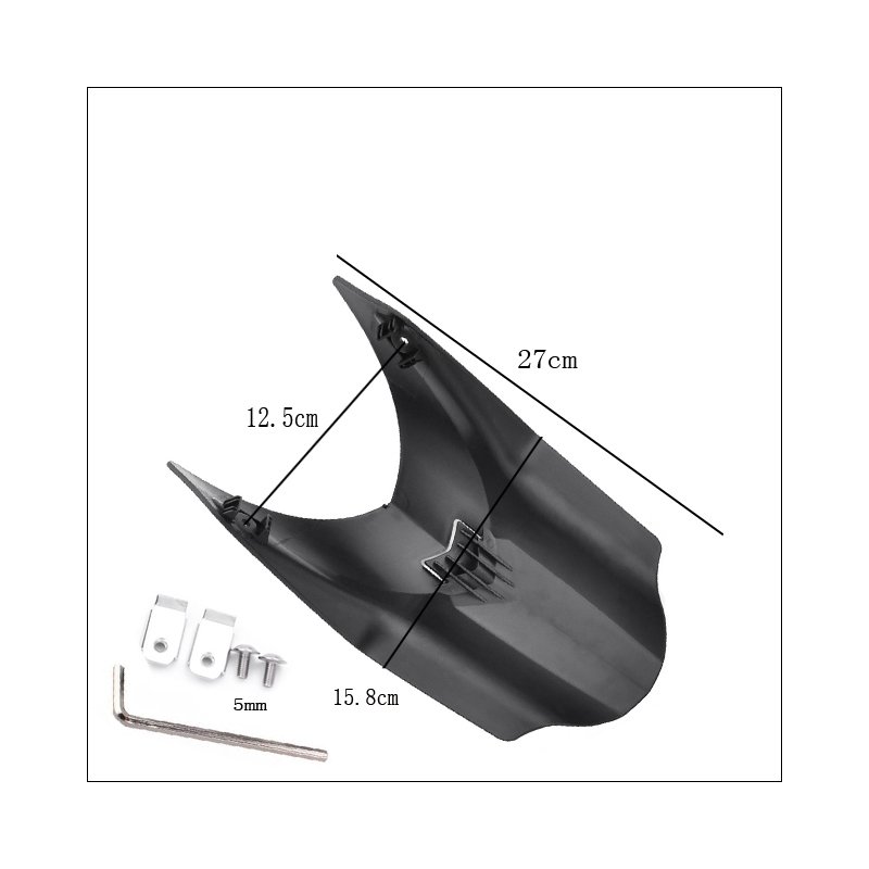 Motorcycle Front Wheel Mudguard Extender Extension Cover for BMW R1200 GS LC/ADV 13-17 