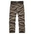 Yesfashion Men s Pure Cotton Tooling Trousers Black And Gray 29