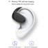 Yj76 Wireless Bluetooth Earphone Noise Cancelling Mini Ear Hook Sports Business Headphones black boxed