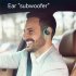Yj76 Wireless Bluetooth Earphone Noise Cancelling Mini Ear Hook Sports Business Headphones black boxed