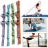 Yoga Fitness Elastic Band 9 Loop Training Strap Tension Resistance Exercise Stretching Band for Sports green