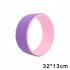 Yoga  Pilates  Circle Yoga Fitness Roller Wheel For Back Training Tool Slimming Magic Waist Shape Pilates Ring Pink purple