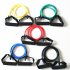 Yoga Pull Rope Elastic Resistance Bands Fitness Rope Rubber Bands for Fitness Equipment Expander Exercise Tube Training green 15 lbs