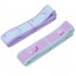 Yoga Stretch Resistance Bands Soft Non slip Multifunctional Weight Loss Fitness Elastic Band For Physical Therapy Purple Cyan