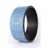 Yoga Wheel 12 2 Inch Yoga Wheel Strong Comfortable Dharma Yoga Prop Wheel For Back Pain Myofascial Release lake blue