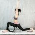 Yoga Wheel 12 2 Inch Yoga Wheel Strong Comfortable Dharma Yoga Prop Wheel For Back Pain Myofascial Release lake blue