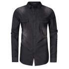 Yong Horse Men's Denim Shirt - Black 2XL