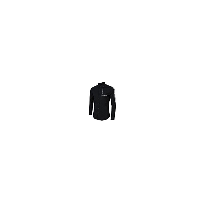Yong Horse Men's Causal Shirt White Size M