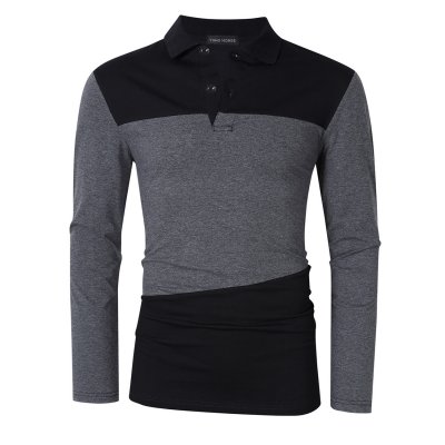 polo shirt with two horses