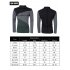 Yong Horse Men s Color Blocked Modern Fit Long Sleeve Polo Shirt Black gray XL